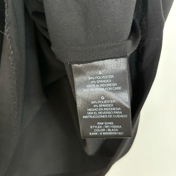 Norma Kamali Black Short Sleeve Top with Love Written Around The Neckline Size L - Picture 4 of 6